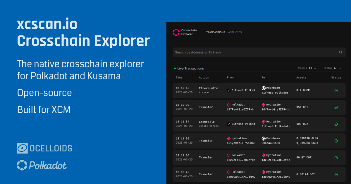 XCSCAN — Crosschain Explorer
